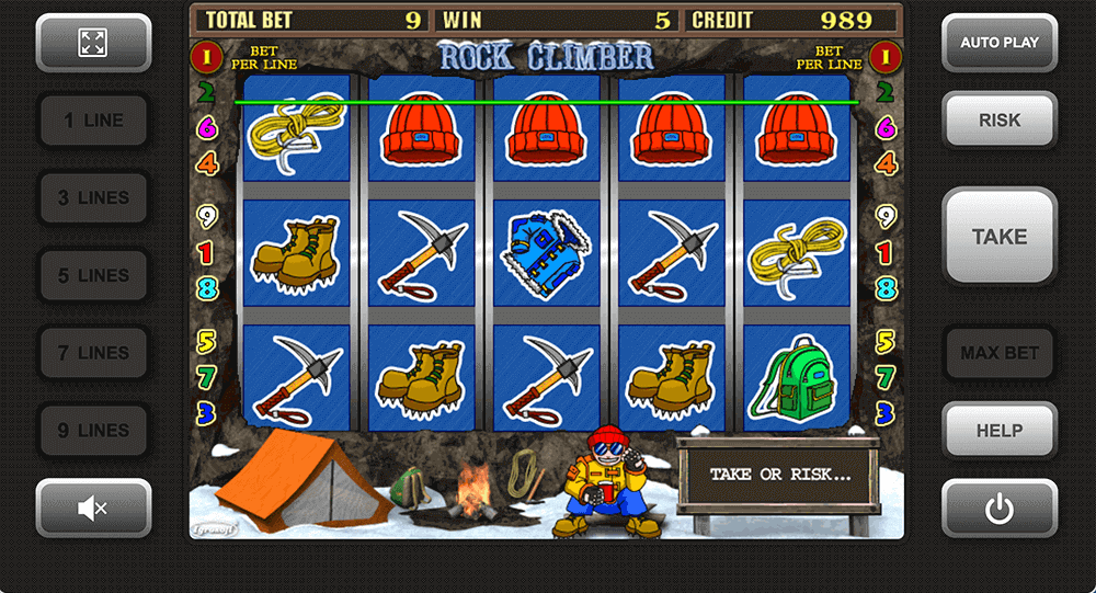 Выигрыш в Rock Climber